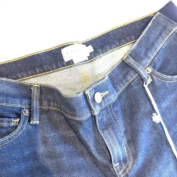 Hatch the relaxed wide leg flare blue mid rise maternity jeans Size 29 NEW - Picture 5 of 8